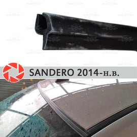 Windshield deflectors for Renault Sandero 2014-2019 windshield seal protection aerodynamic rain car styling cover pad