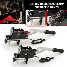 pcmos PC SIM USB Handbrake Clamp For Racing Games G25/G27/G29 T500 FANATECOSW DIRT RALLY UR New Auto Replacement Part Hand Brake