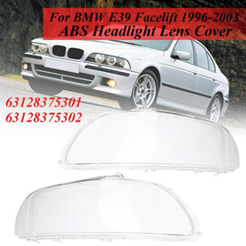 Headlight Cover Shell Headlight Glass Lens Automobiles head light lamp Lens Kit 63128375302 63128375302 For Bmw 5 Series E39 1