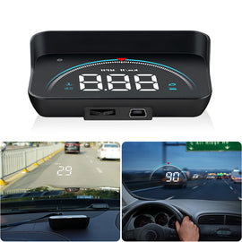 GEYIREN M8 Car HUD Head Up Display OBD2 II EUOBD Overspeed Warning System Projector Windshield Auto Electronic Voltage Alarm