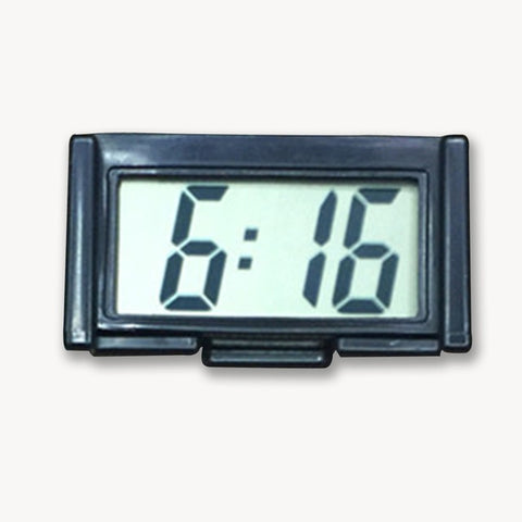 Mini Digital Car Electronic Clock Electronic Watch LCD Display Digital With Self-Adhesive Bracket