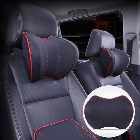 Car Seat Head Neck Rest Massage Auto Pillow Space Memory Neck Headrest Car Cover Vehicular Pillow Seat Headrest Accessories