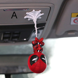 Spiderman Model Schudden Hoofd Speelgoed Hars Ornament Magneet Auto Interieur Dashboard Decoratie Pop Accessoires Gift Trim