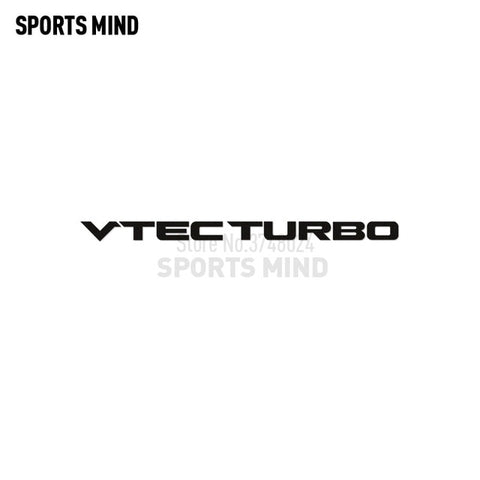 Sports Mind VTEC TURBO Windshield Car Sticker Decal Automobiles Car Styling For Honda Fit Jazz JDM Exterior Accessories