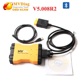Top Selling V5.008R2 MVDIAG with Bluetooth Professional MVD V5.008 R2 TCS CDP diagnostic Multi Vehicle Diag MVD As TCS CDP PRO