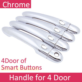 Door Handle Car Accessories for Renault Grand Scenic III XMOD 2010~2016 Luxuriou Chrome Exterior Handle Cover Trim Set Stickers