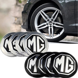 4pcs Tire Center Caps for For MG ZS ZT 350 MG3 MG5 MG6 MG7 TF GS GT MORRIS GARAGES MG3SW 56mm Wheel Hub Stickers Car Accessoires