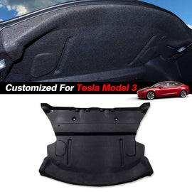 For Tesla Model 3 Car Rear Trunk Soundproof Cotton Mat SoundProof Protective Pad Noise Reduction Mat Car Accessories