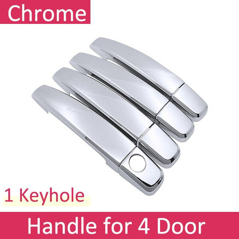 for Chevrolet New Sail 2015~2019 Luxuriou Chrome Exterior Door Handle Cover Car Accessories Stickers Trim Set 2016 2017 2018