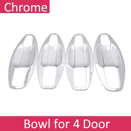 for Chevrolet New Sail 2015~2019 Luxuriou Chrome Exterior Door Handle Cover Car Accessories Stickers Trim Set 2016 2017 2018