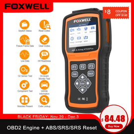 FOXWELL NT630 Plus Car Airbag SRS Auto OBD2 Scanner Engine Check ABS SRS Airbag SAS Reset OBD 2 Automotive Diagnostic Scan Tool