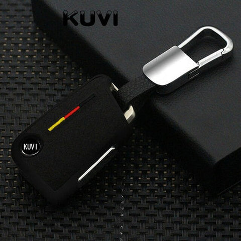 Suede TPU Car key Cover Case Car Key Bag Fit for VW Volkswagen Skoda Golf7 Polo Tiguan Passat Jetta MK5 MK6 T5 Beetle Accessorie