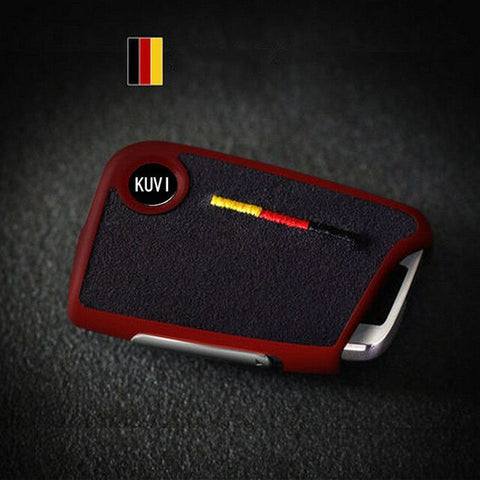 Suede TPU Car key Cover Case Car Key Bag Fit for VW Volkswagen Skoda Golf7 Polo Tiguan Passat Jetta MK5 MK6 T5 Beetle Accessorie