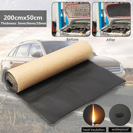 1Roll 200cmx50cm 3mm/6mm/10mm Car Sound Proofing Deadening Car Truck Anti-noise Sound Insulation Cotton Heat Closed Cell Foam