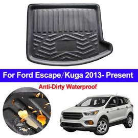 Car Rear Trunk Mat Cargo Tray Boot Liner Carpet Protector Floor Mats Pad For Ford Escape Kuga 2013 2014 2015 2016 2017 2018 2019