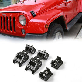Hood Latch Replacement Accessories Locking Car Auto Catch Buckle Decorative Easy Install Rust Resistant Tool For Wrangler JK JL