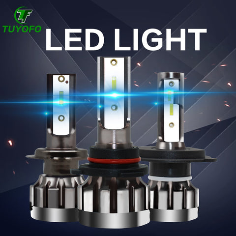 TUYOFO A10 lamp Unique Chip Spotlight H7 H4 H13 9005Led Headlight auto Car Light hb4 9006 H8 H11 hb3 9012 HIR2 led bulb 12000L