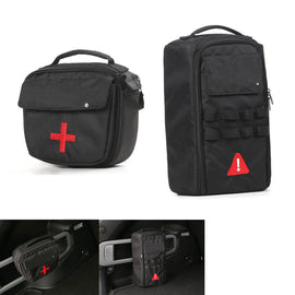 2pcs/set Car First-Aid Medical Kit Bag + Tool Kit Bags Case For Cherokee 2014-2016 Auto Accessories Car Styling Bag