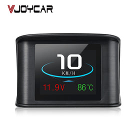 VJOYCAR Hud GPS OBD Computer Car Speed Projector Digital Speedometer Display Fuel Consumption Temperature Gauge Diagnostic Tool