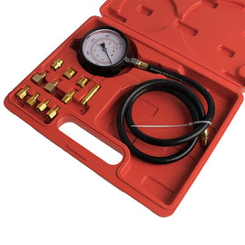 Free delivery Auto Car Wave Box Cylinder Oil Pressure Meter Tester Pressure Gauge Test Tools