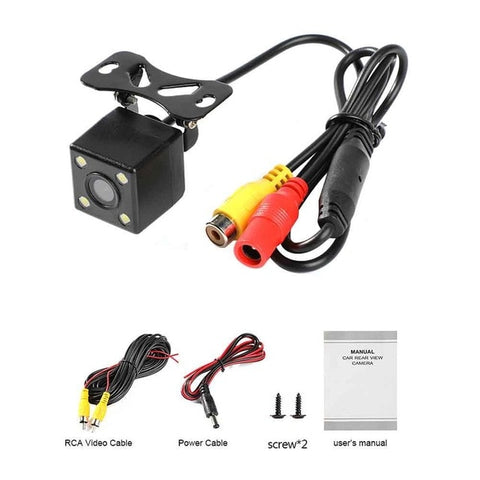 car Rear View Camera Universal 12 LED Night Vision Backup Parking Reverse Camera Waterproof 170 Wide Angle HD Color Image