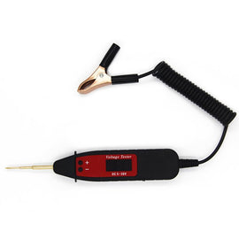 Car Digital LCD Electric Voltage Test Pen Professional Automotive Tester Pencil  With LED Light Detector