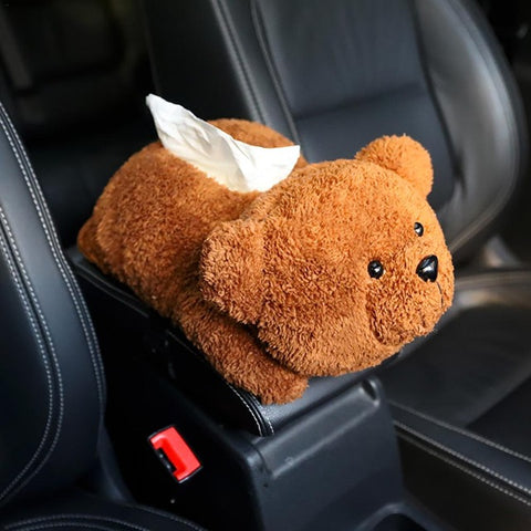 New High Quality Universal Car Armrest Box Tissue Box Creative Cartoon Cute Tissue Box Car Interior Products Car Accessories