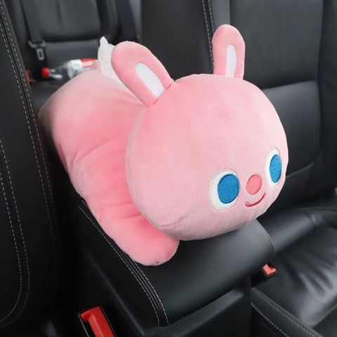 New High Quality Universal Car Armrest Box Tissue Box Creative Cartoon Cute Tissue Box Car Interior Products Car Accessories