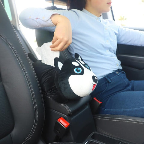 New High Quality Universal Car Armrest Box Tissue Box Creative Cartoon Cute Tissue Box Car Interior Products Car Accessories